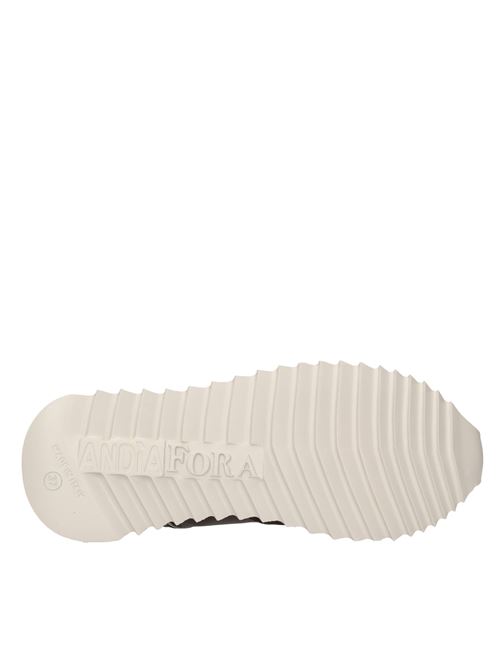 Sneakers in camoscio e pelle ANDIAFORA | RUFFLE NABUKT.MORO